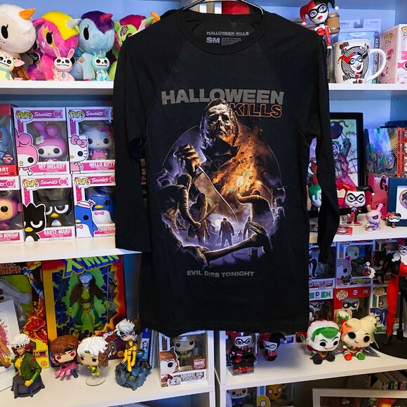 Fright Rags Halloween Kills baseball raglan tee shirt unisex small - Picture 6 of 8